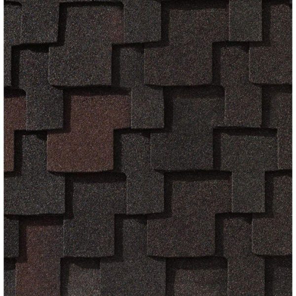 Гибкая битумная черепица GAF Grand Canyon, Black Oak